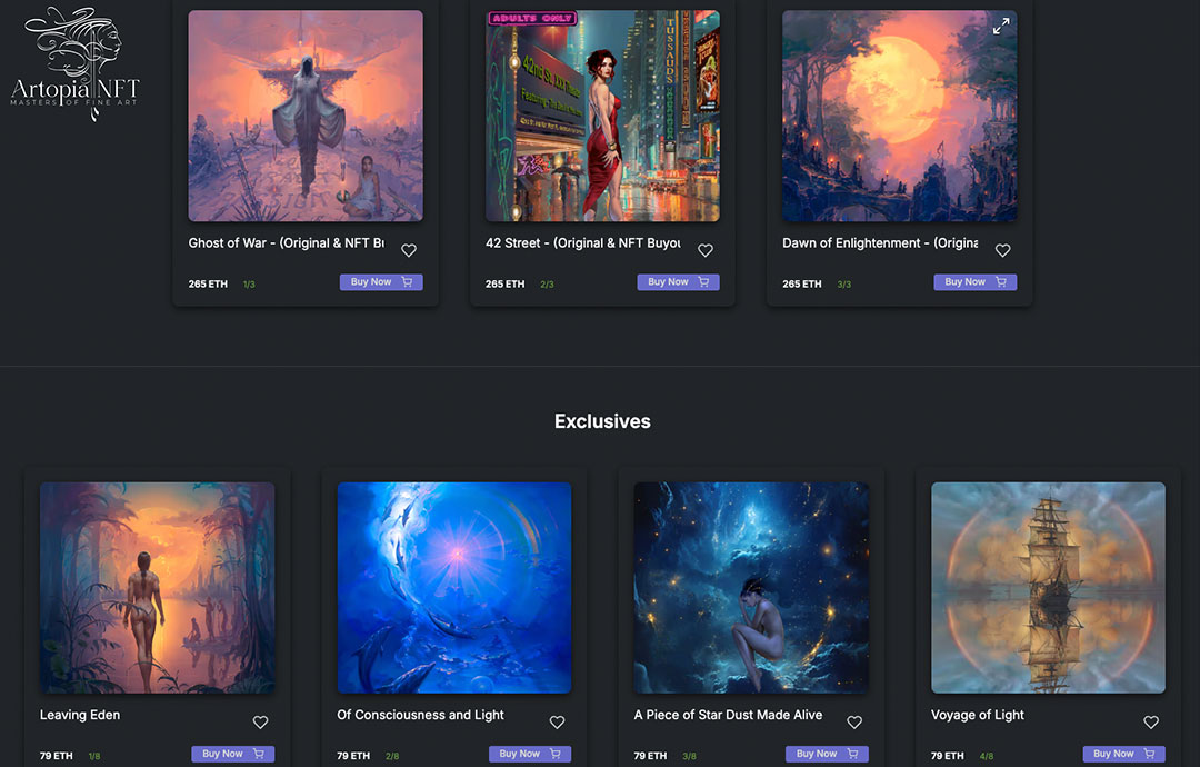 Artopia NFT Launches